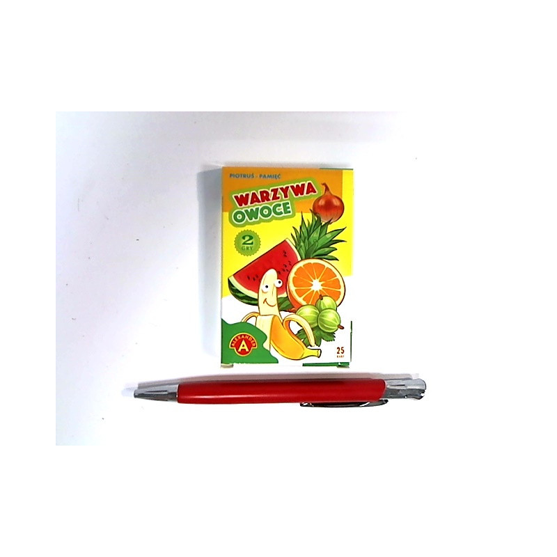 Karty Piotruś+Pamięć Warzywa owoce 26122