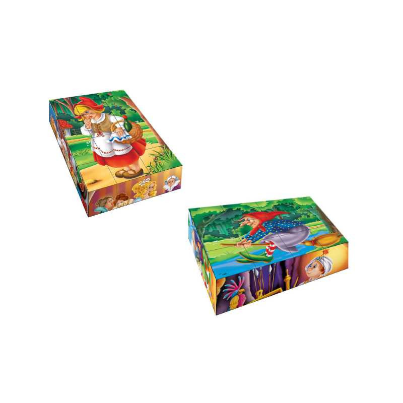 Klocki 12-elementowe (bajki i zwierzątka) 03266