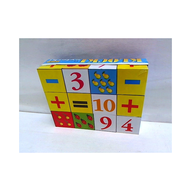 Klocki 12-elementowe cyferki 03815