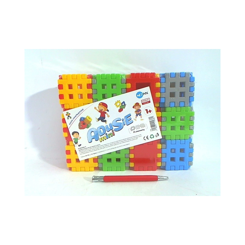 Klocki konstrukcyjne Adusie Mini "72" 09380