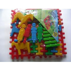 Klocki konstrukcyjne Mini farma 01182