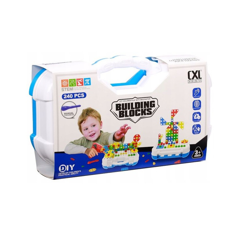 Klocki konstrukcyjne w pudełku 1291777 17772