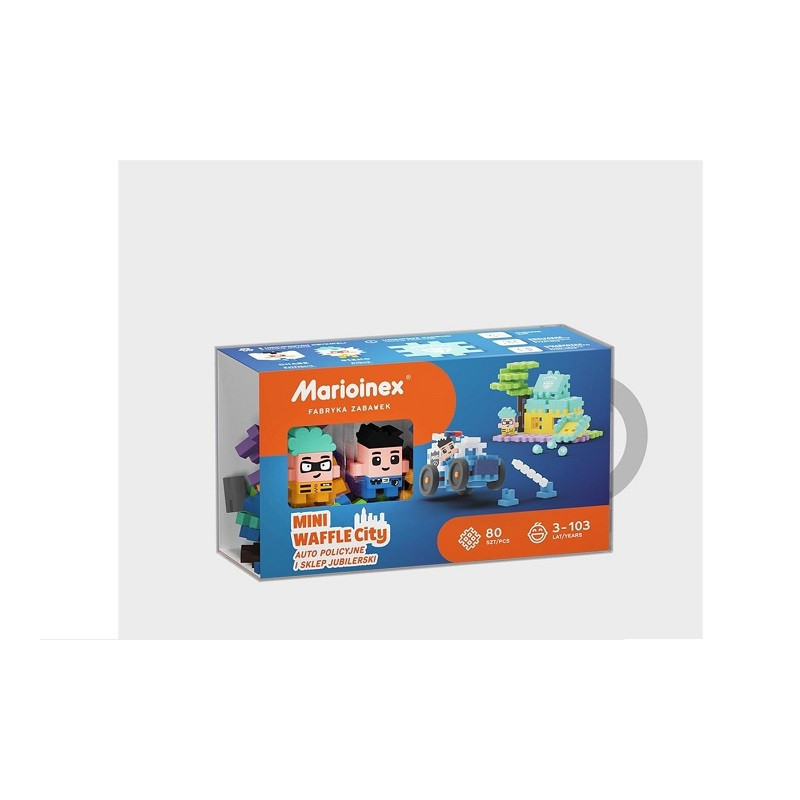 Klocki wafle mini AutoPolic+Jubi.80el 05913 DOD15%