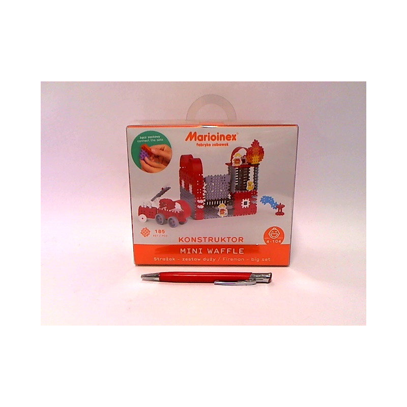 Klocki wafle mini bl.Strażak duży 03803 DODAT 15%
