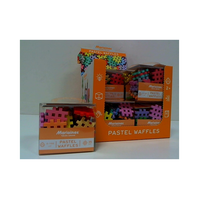 Klocki wafle mini pastel 35szt 03674 DOD.RABAT15%