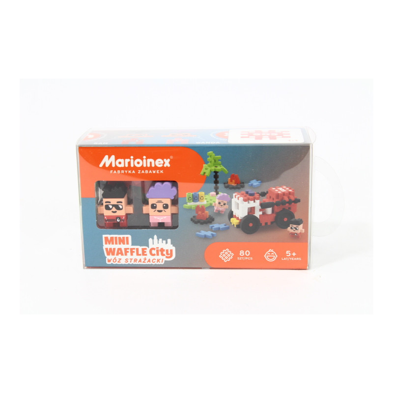 Klocki wafle mini Wóz straż.80el 03193 DODAT 15%