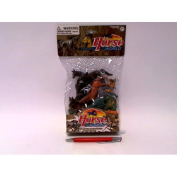 Konie 10cm 10szt HSH001 38159