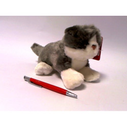 Kot leżący 30cm szary 13737 17802