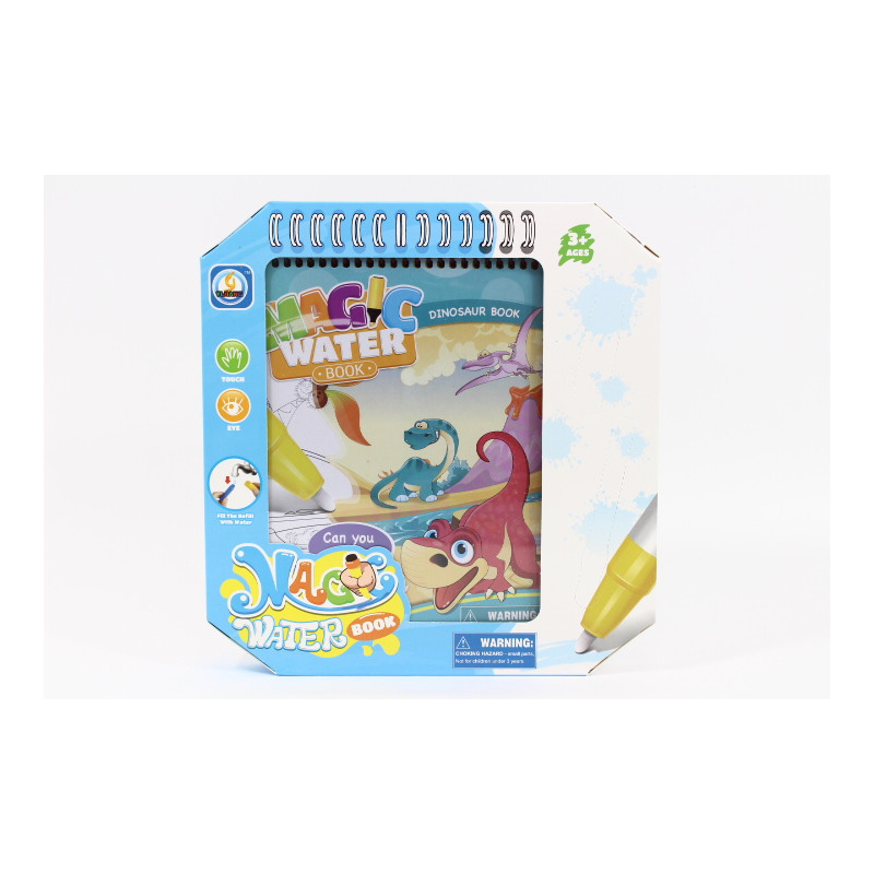 Książeczka do kolorow.mazakiem wodnym Dino 006972