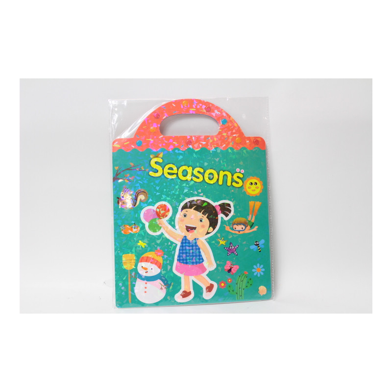 Książeczka z naklejkami Cztery pory roku 22700