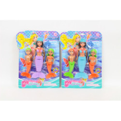 Lalki Syrenki 3 szt/blister G6611 84231