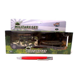 Land Rover wojskowy z pontonem HKG082 03413