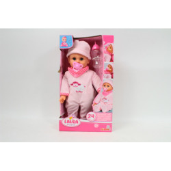 Laura 38cm z butelką 24 dźwięki 514-0009