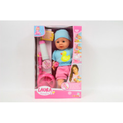 Laura 38cm z zestawem do karmienia 501-0964