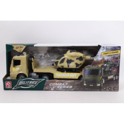 Laweta wojskowa+helikopter39cm św/dźw RJ3398 15075