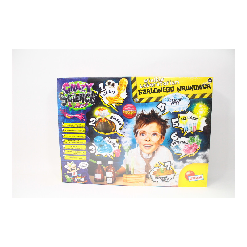 Lisciani Crazy science labo szalon.nauk.7w1 75584