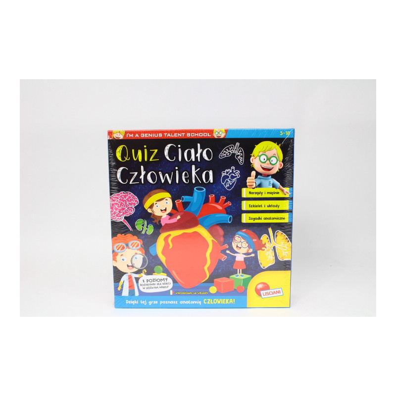 Lisciani I_m a genius Quiz Ciało człowieka 67794