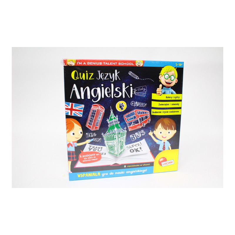 Lisciani I_m a genius Quiz język angielski 48892