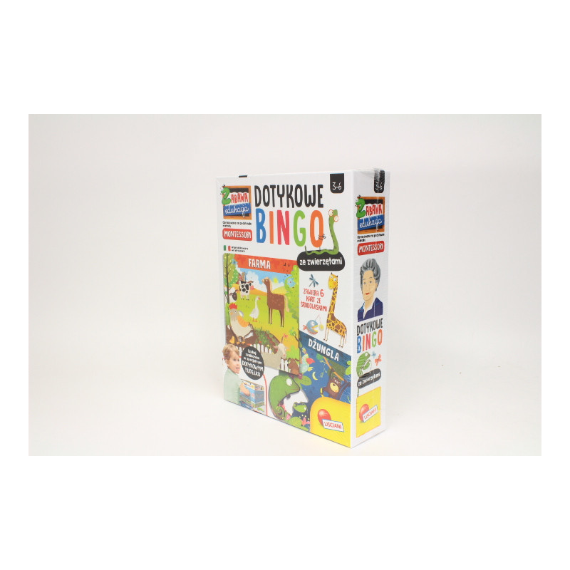 Lisciani Montessori Dotyk.Bingo ze zwierzęt.75935