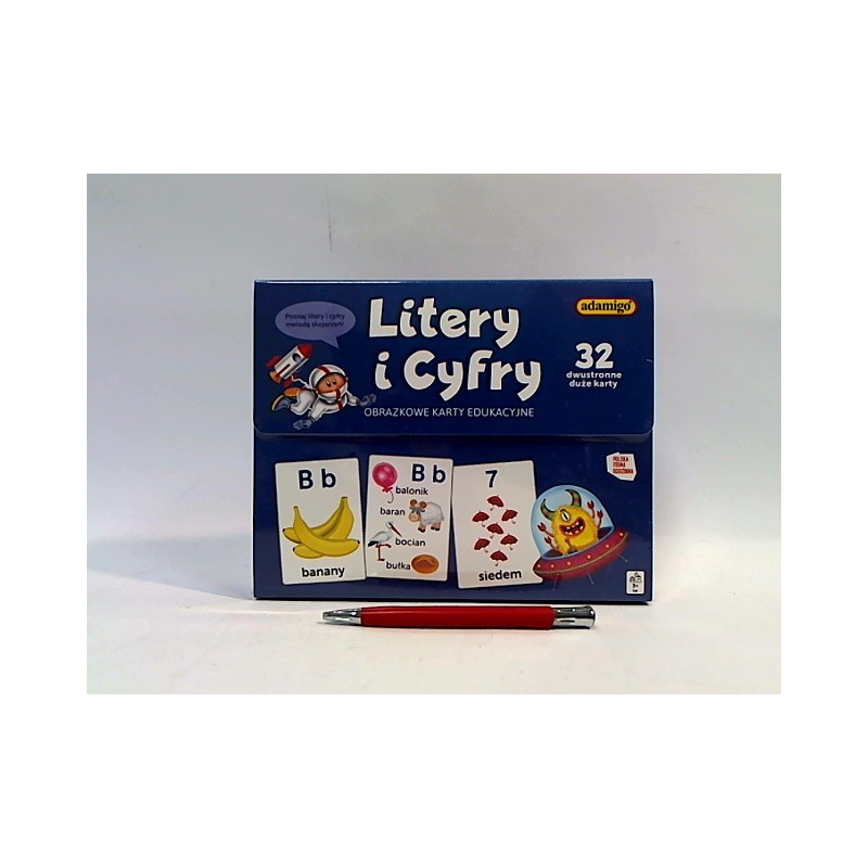 Litery i Cyfry - Obrazkowe karty edukacyjne 07714