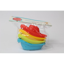 Łódka 4szt zabawka do wody 619-5 07475