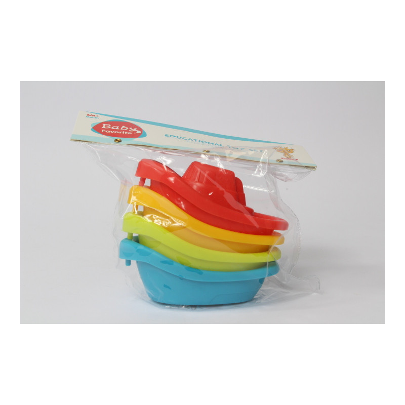 Łódka 4szt zabawka do wody 619-5 07475