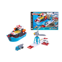 Majorette Maersk zestaw transport z autem 205-0039