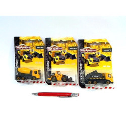 Majorette pojazdy budowlane Volvo 6 rodz 205-7283