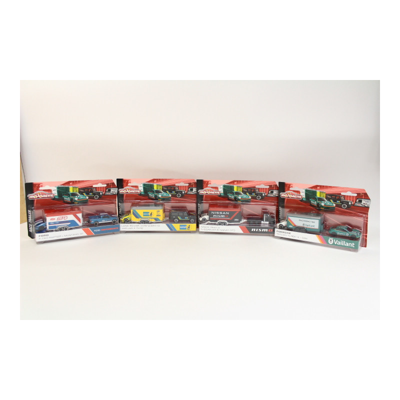 Majorette pojazdy z przyczepą 4wz 205-3111