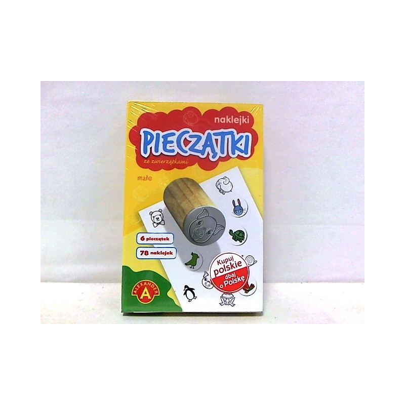 Małe pieczątki i naklejki ze zwierzątkami 18523