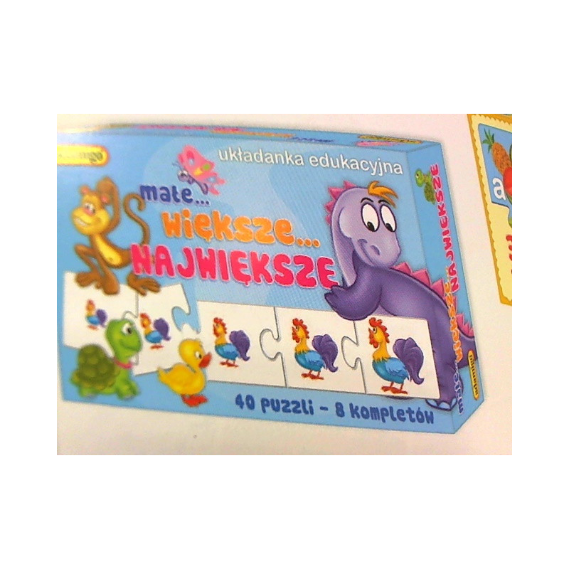 Małe,większe,największe - układanka 06496