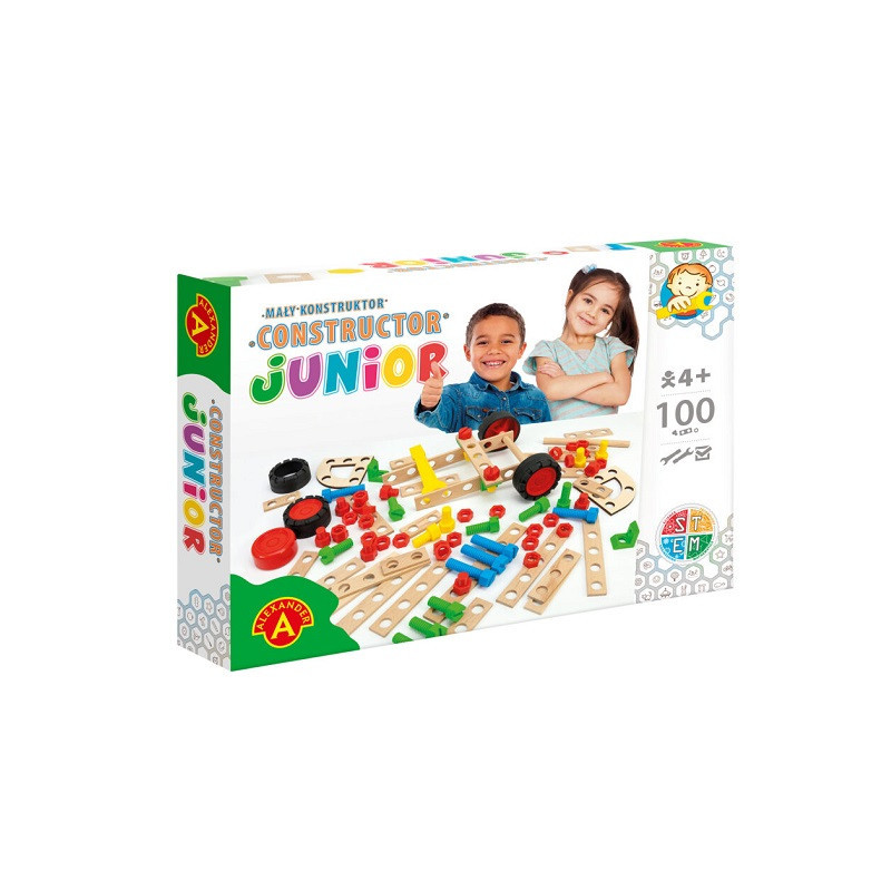 Mały konstruktor junior 100el 25620