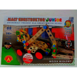 Mały konstruktor Junior 3 w 1 Wózek widłowy 19421