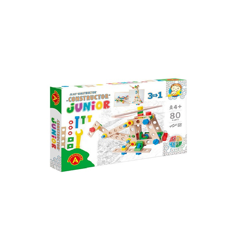 Mały konstruktor junior 3x1 helicopter 28249