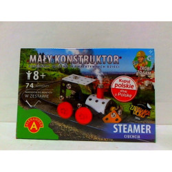 Mały konstruktor Steamer ciuchcia 15621