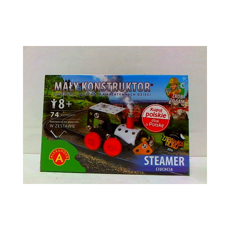 Mały konstruktor Steamer ciuchcia 15621