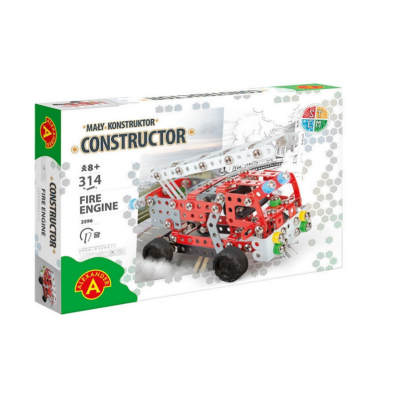Mały konstruktor straż pożarna 25965
