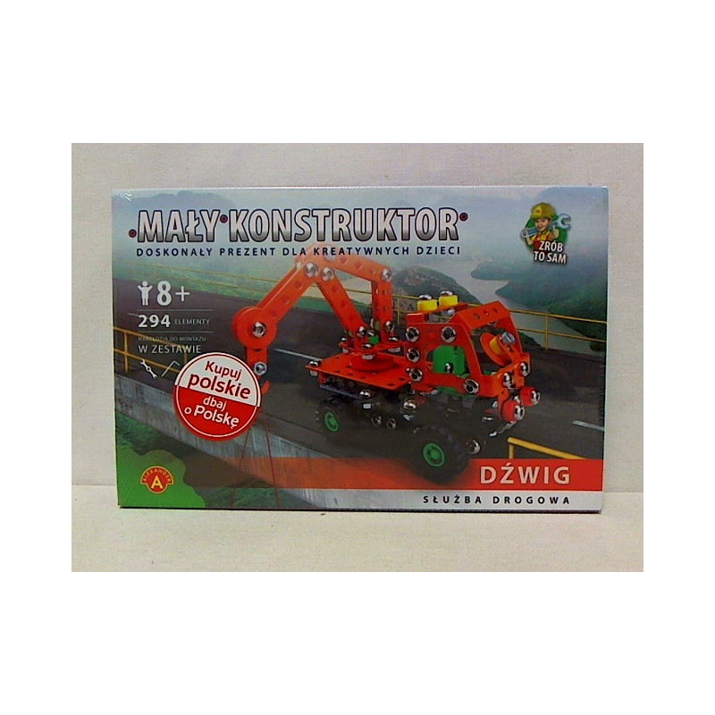 Mały konstruktor-służba drogowa dźwig 12095