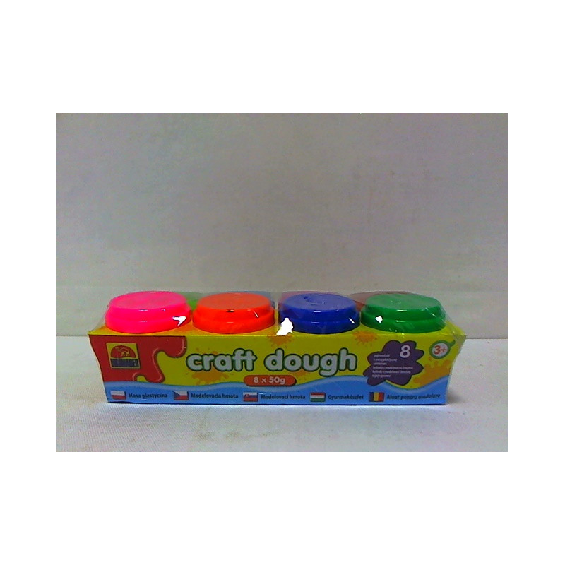 Masa plastyczna - 8 małych tub 02276