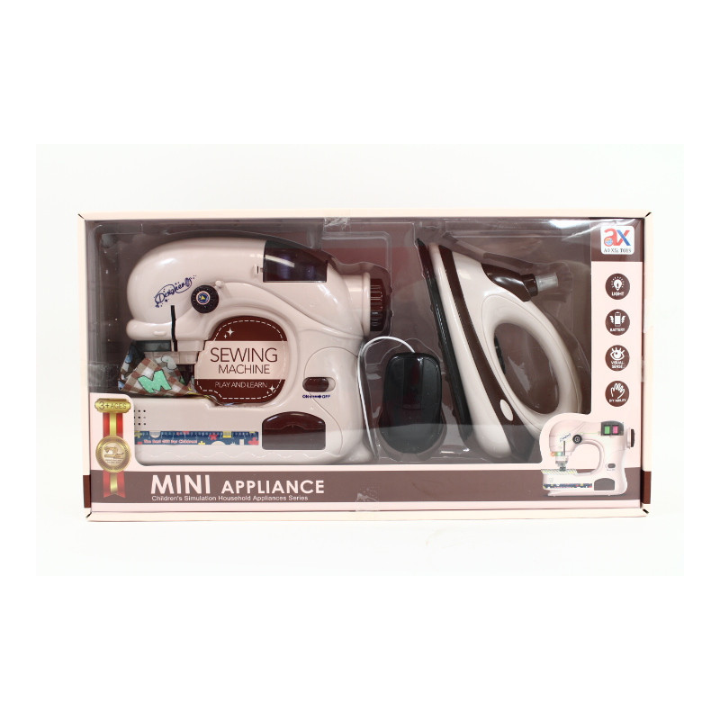 Maszyna do szycia+żelazko na baterie 6756A 08748