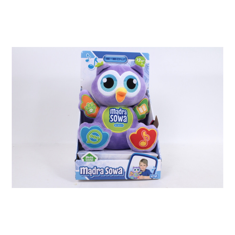 Mądra sowa e-edu pluszowa 168000