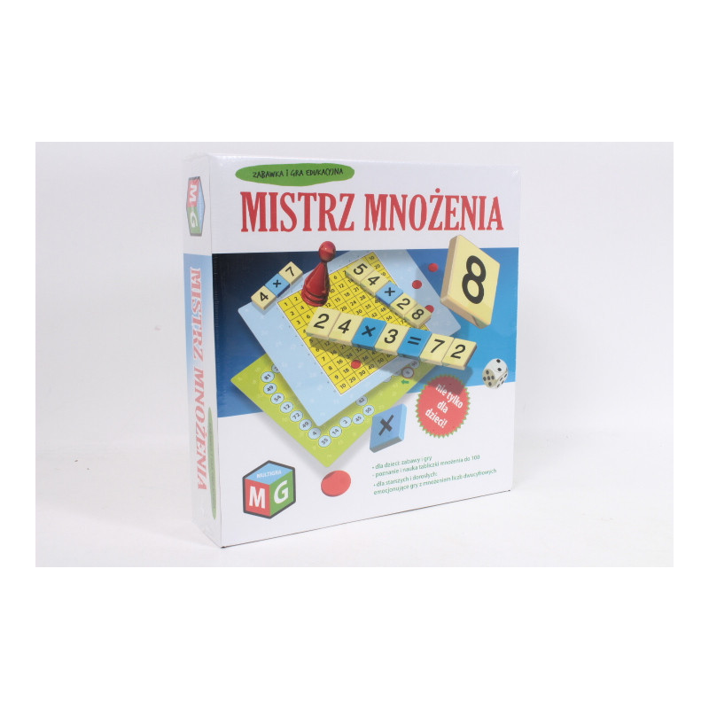 Mistrz mnożenia zabawa i gra edu Nie tylko d/dziec