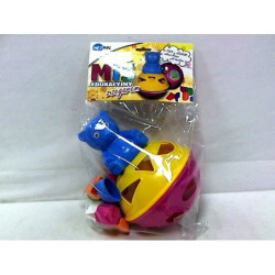 Miś edukacyjny z zegarem 09106