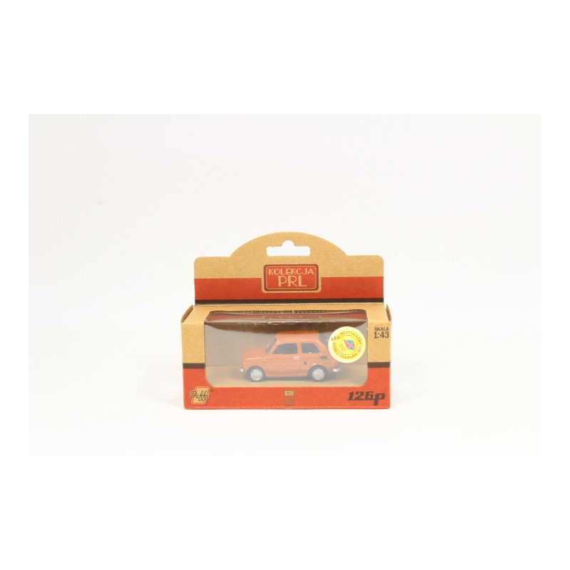 Model Fiat 126p brązowy K-568 15682