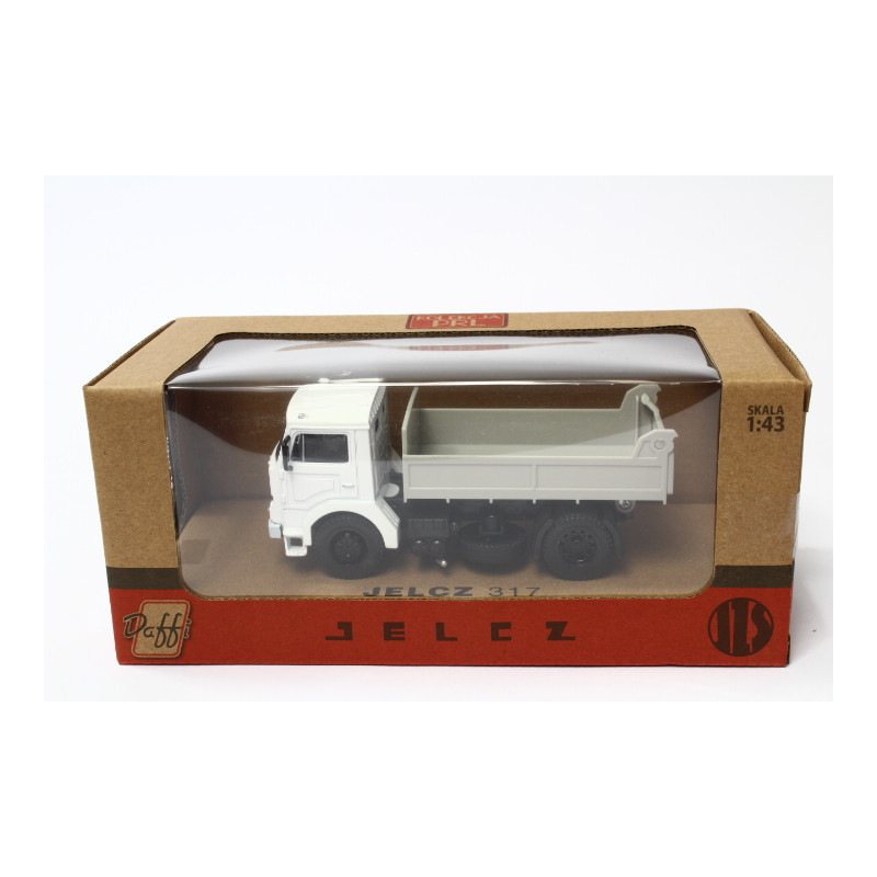 Model PRL 1:43 Jelcz317 wywrotka biały K-522 15224