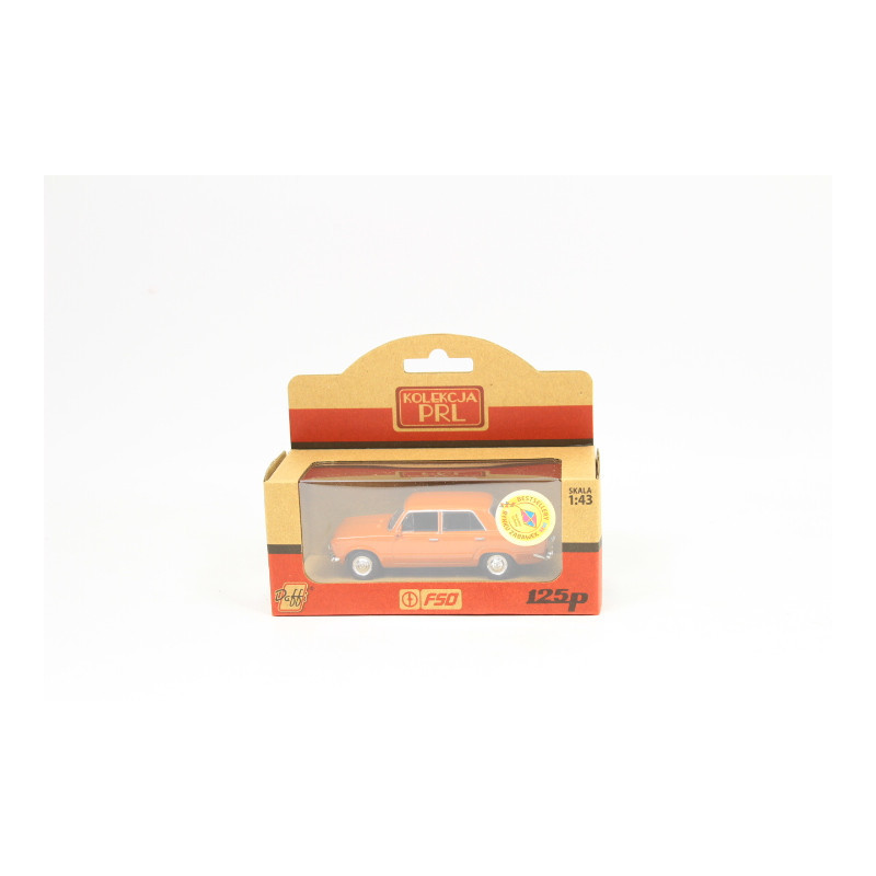 Model PRL Fiat 125p brązowy K-588 15880