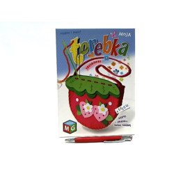 Moja torebka z filcu Truskawki 05525