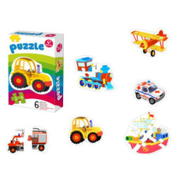 Moje pierwsze puzzle - Pojazdy 60338