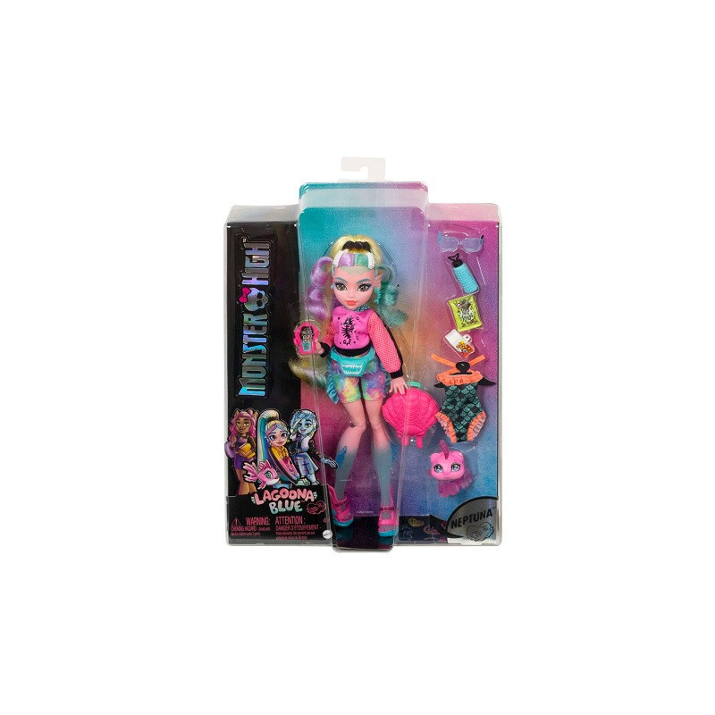MONSTER HIGH Lagoona lalka+akc HHK55 /4