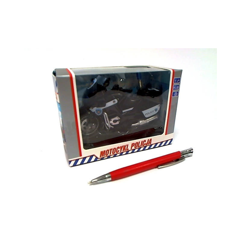 Motocykl Policja 13cm św/dźw napęd HKG101 31348